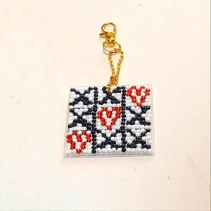 Blingy Tic Tac Toe Keychain